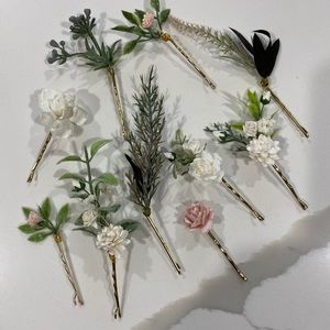 Wedding hair clips